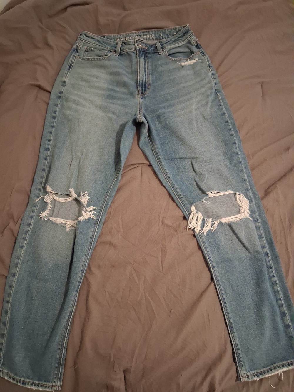 Light Blue Women's Mom Jean